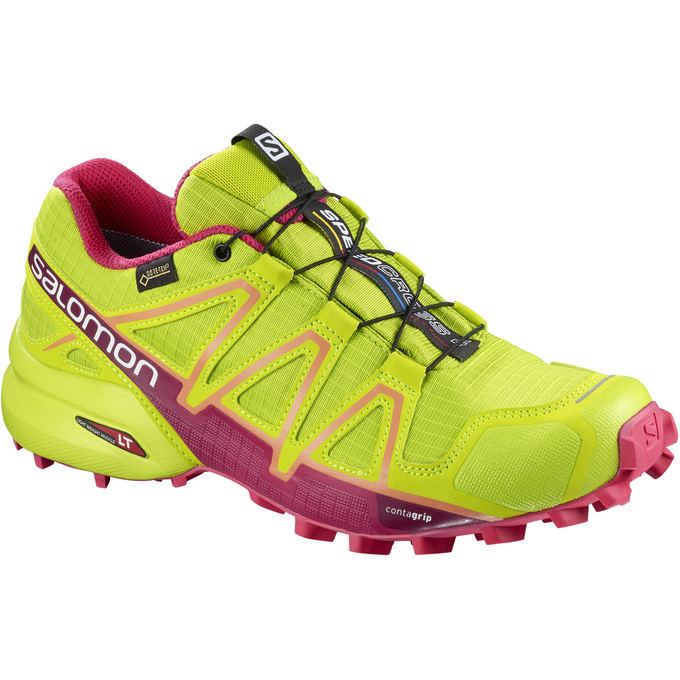 SALOMON SPEEDCROSS 4 GTX® W Philippines - Women's Trail Running Shoes - Yellow | 213864-VLY